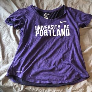 University of Portland Nike dry fit T-shirt